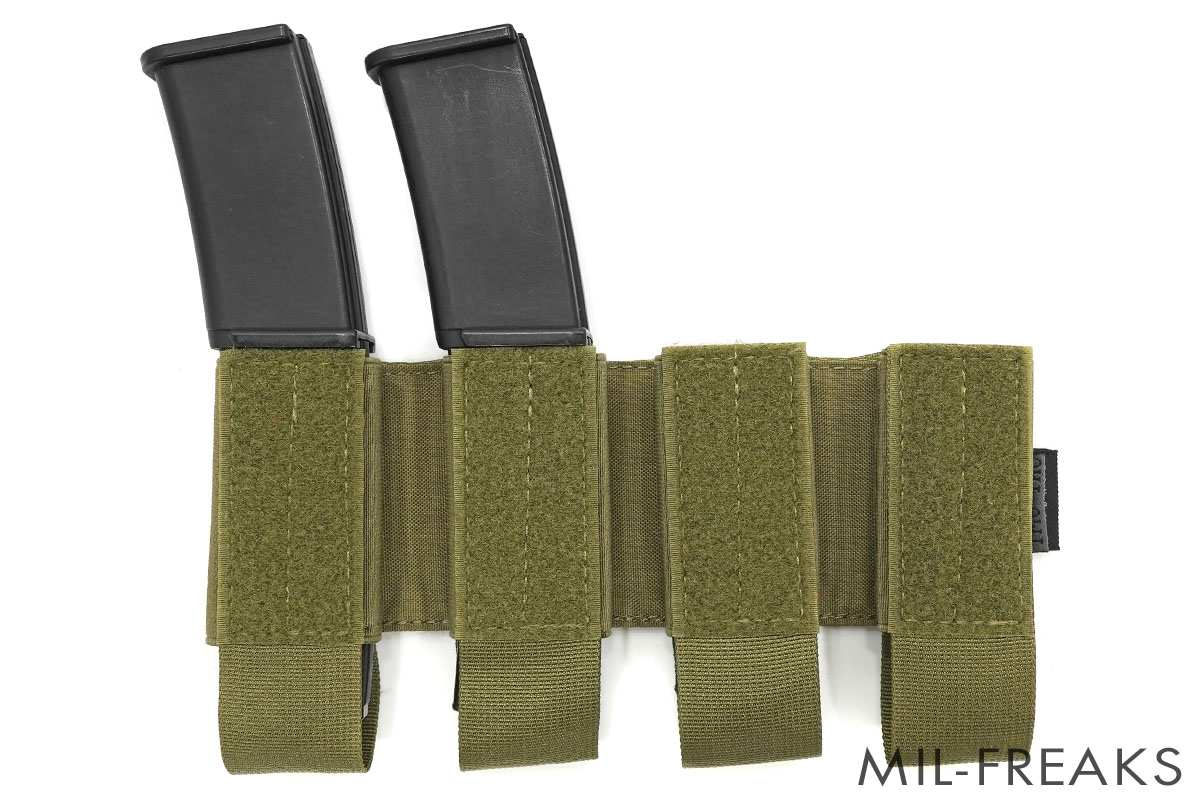 TMC Ferroタイプ Turnover SMG LARGE (MPX, MP7等) クアッド マガジンポーチインサート カーキ
