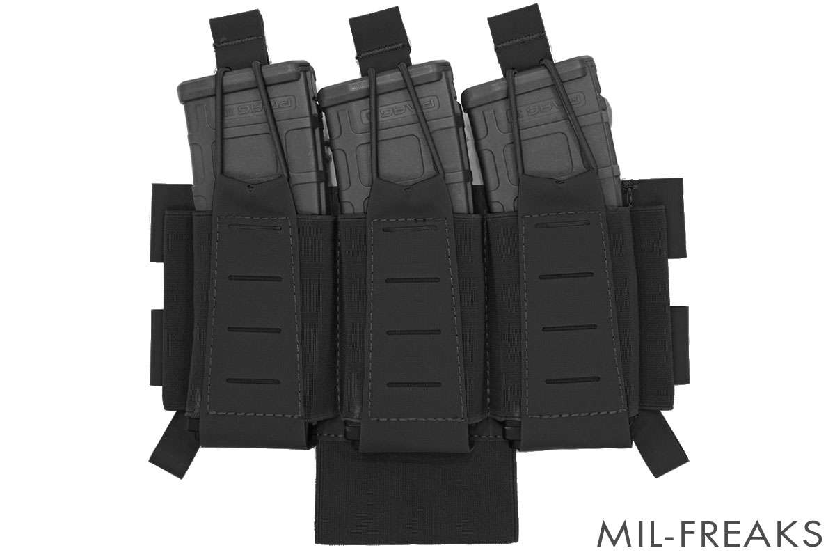 TMC SHAWタイプ Elastic 556 プラカード マガジンポーチ ブラック