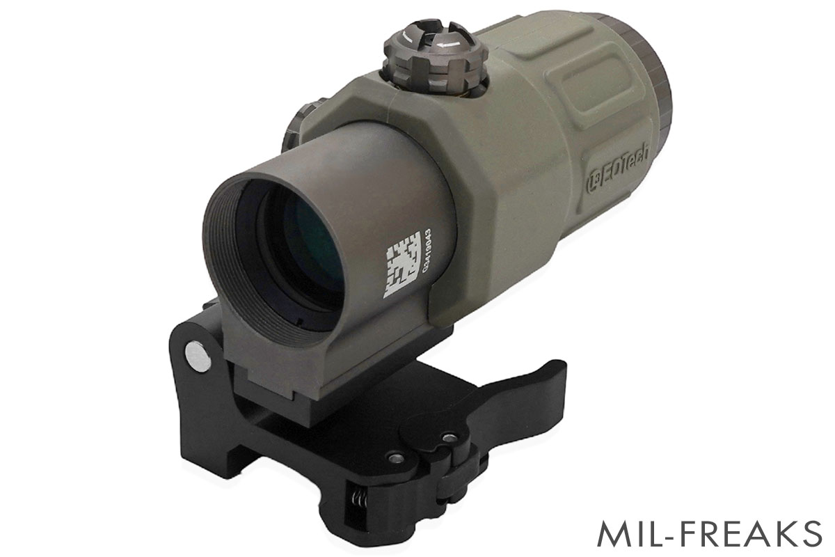 SOTAC GEAR EOTechタイプ G33. STS 3X マグニファイア サイドフリップマウントセット アノダイズドFDE