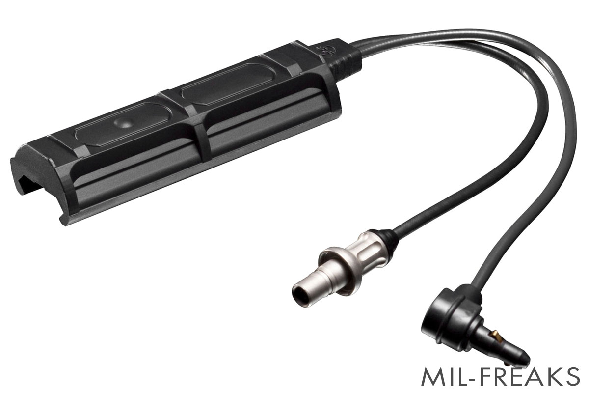 SureFire SR07-D-IT SFライト + PEQ レーザーデバイス用 クレーンプラグ リモートデュアルスイッチ