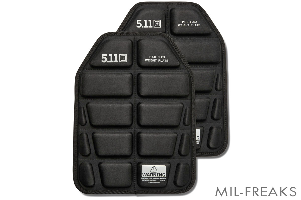 5.11 Tactical 8.75lb (4Kg) PT-R Flex ウェイトプレート 2枚セット