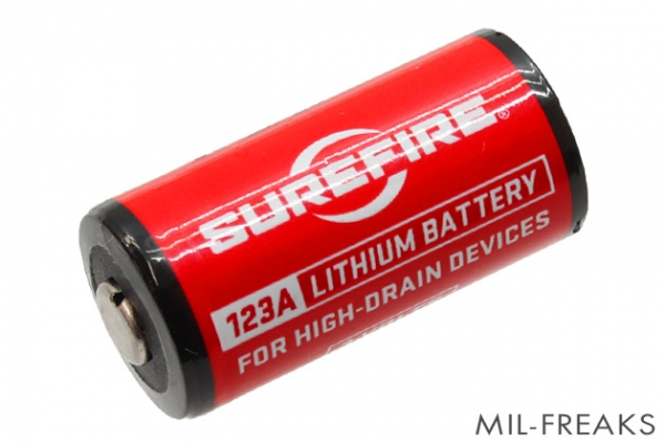 SureFire プレミアム 3Vリチウム電池 CR123A フラッシュライト、レーザー等