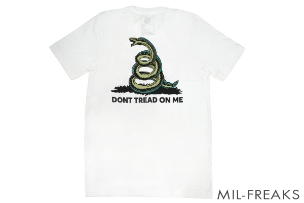 URT “Don't Tread On Me” ドライ Tシャツ ホワイト