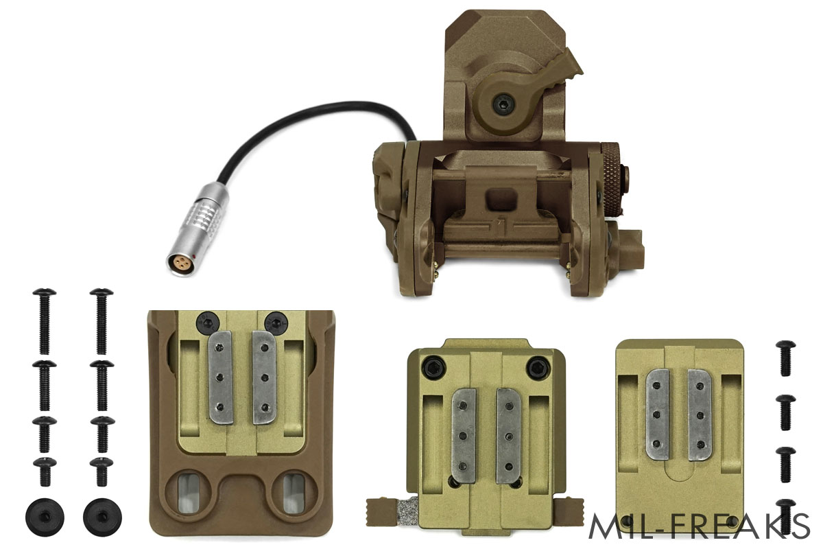 FMA WILCOXタイプ GSGM AN/AVS-9/6 ANVIS9/6 実動 NVGマウント + シュラウド3種セット TAN │  ミリタリーショップ MIL-FREAKS 通販