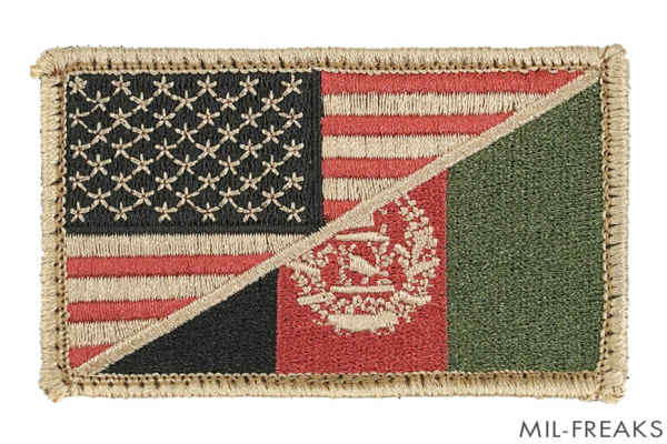 BritKitUSA アメリカ/アフガニスタン 国旗パッチ